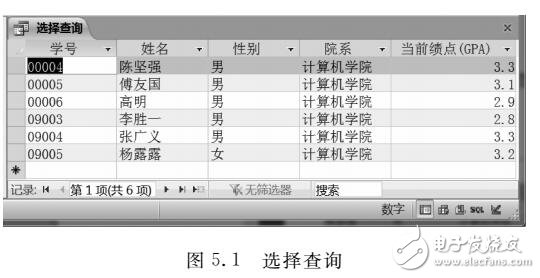 基于Access中查詢的創(chuàng)建與使用