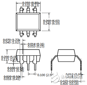 moc3061引腳圖及引腳功能_moc3061封裝圖