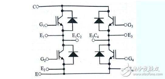 IGBT模塊不同的內部結構和電路圖分析