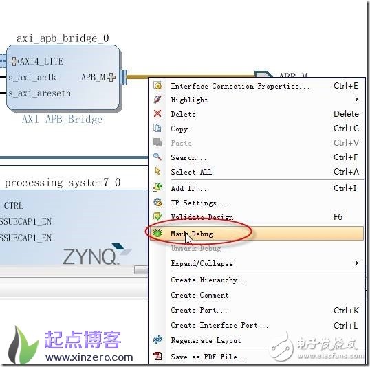 xilinx vivado zynq pldma PL部分ILA調試