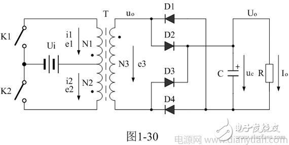 開關電源原理與設計 整流輸出推挽式變壓器開關電源