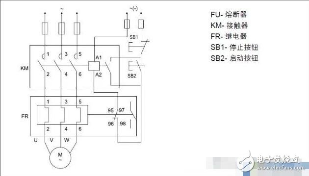 熱過載繼電器接線圖及介紹