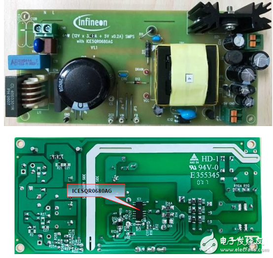 [原創] InfineonICE5QR0680AG 42W雙輸出開關電源(SMPS)解決方案