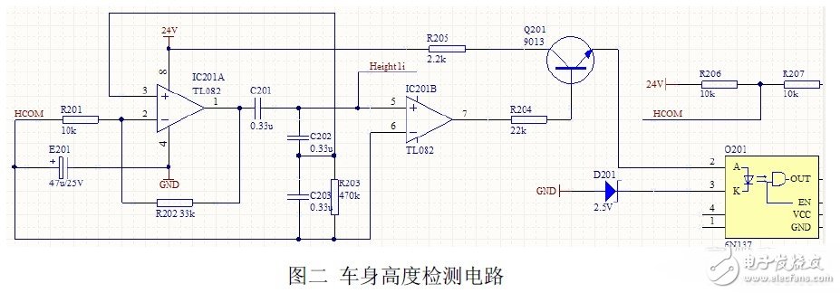 汽車可控電子懸架系統設計  ECAS 的組成及原理