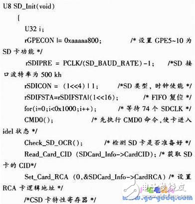 基于S3C2440A的SD卡文件系統的設計與實現