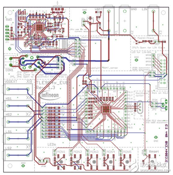 TLE9845QX系列產品的汽車馬達控制方案