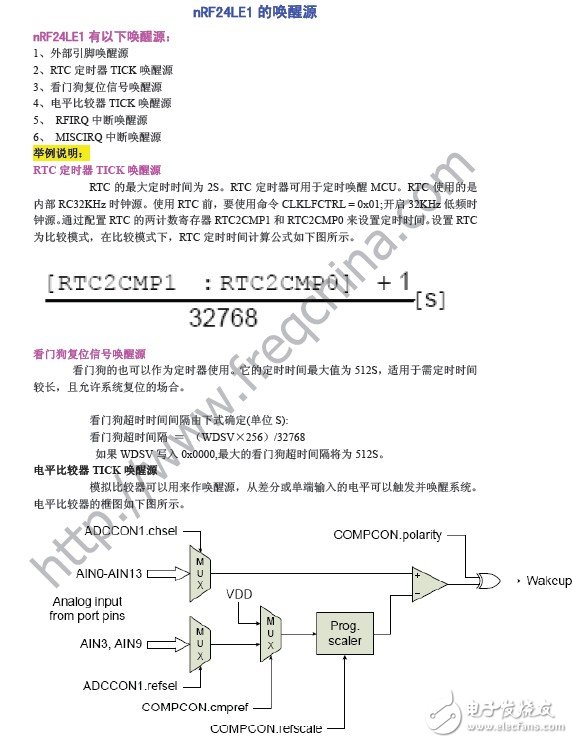 nRF24LE1的喚醒源.jpg