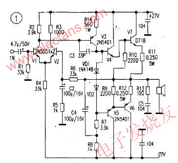 互補對稱的OCL電路 www.nxhydt.com